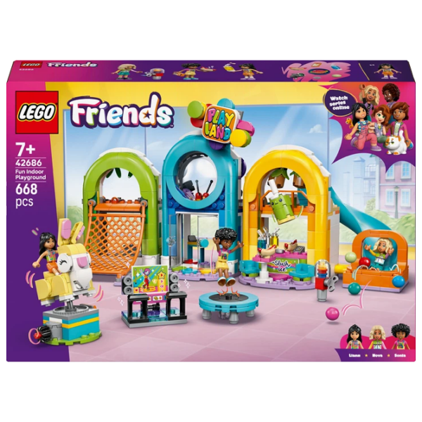 Constructor LEGO Fun Indoor Playground Multicolor Numărul de piese 668, 7+