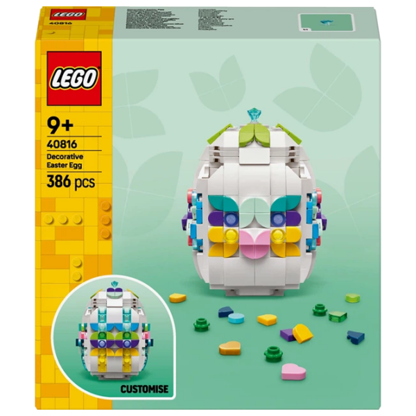 Конструктор LEGO Decorative Easter Egg Белый Количество деталей 386, 9+