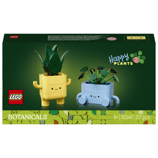 Constructor LEGO Happy Plants Yellow Numărul de piese 217, 9+