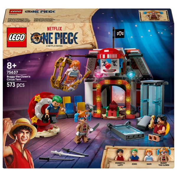 Конструктор LEGO Buggy The Clown's Circus Tent Разноцветный Количество деталей 573, 8+