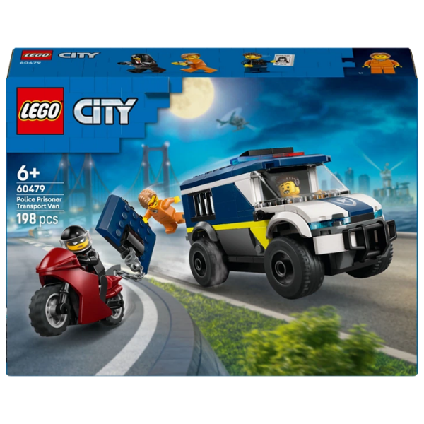 Constructor LEGO Police Prisoner Transport Van Blue Numărul de piese 198, 6+