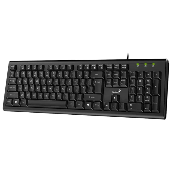 Tastatură Genius KB-113 Black Home and Office, Cu fir photo 2
