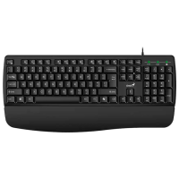 Клавиатура Genius KB-123 Черный Для дома и офиса, Проводная