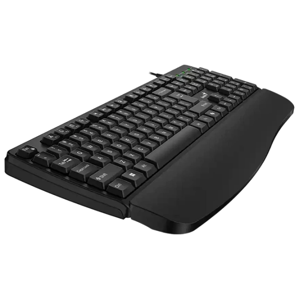 Tastatură Genius KB-123 Black Home and Office, Cu fir photo 6