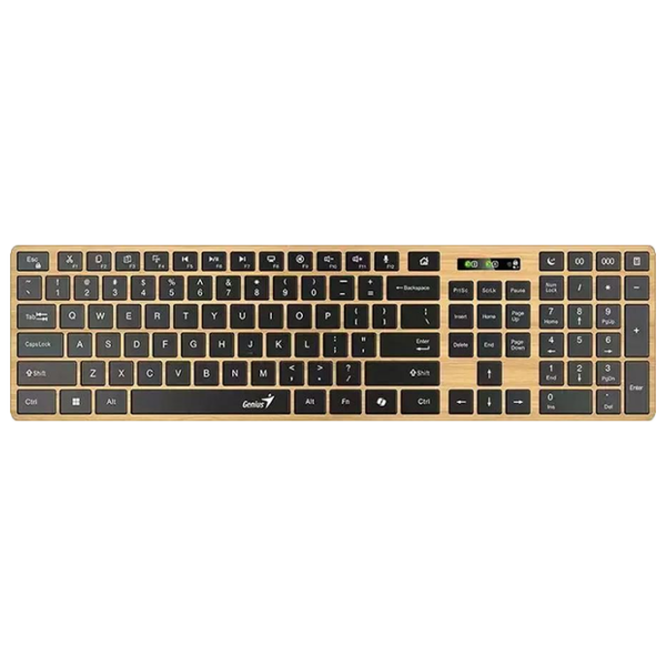 Клавиатура Genius SlimStar 7250BT Pine Wood Для дома и офиса, Беспроводные photo 1