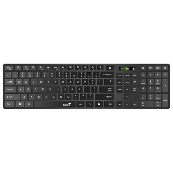 Клавиатура Genius SlimStar 7250BT Черный Для дома и офиса, Беспроводные photo 1