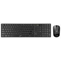 Клавиатура и Мышь Genius SlimStar 8250 Черный Для дома и офиса, Беспроводные