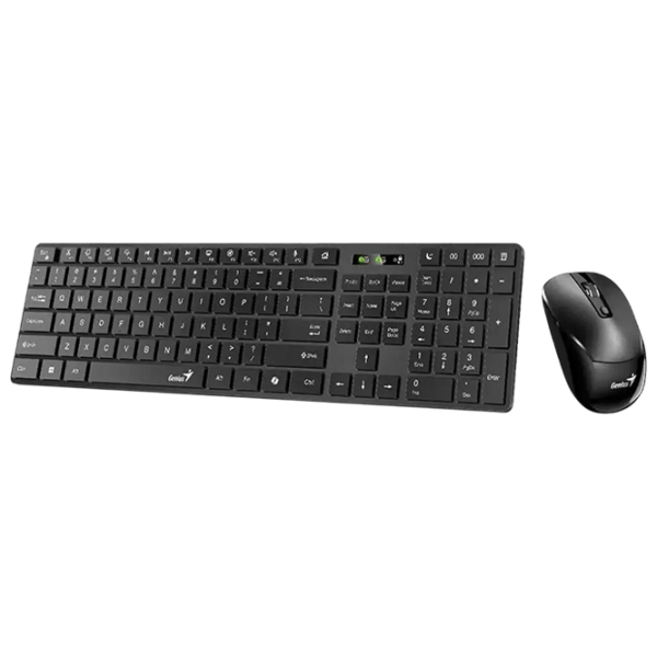 Tastatura & Mouse Genius SlimStar 8250 Black Home and Office, Fără fir photo 2
