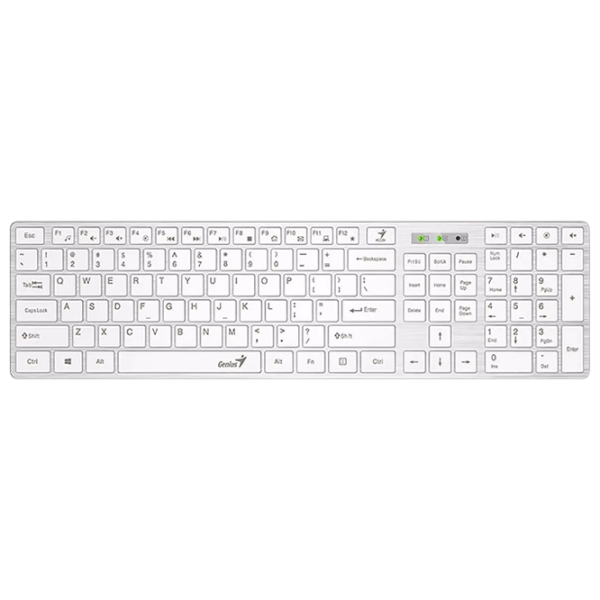 Клавиатура Genius SlimStar 126 Белый Для дома и офиса, Проводная photo 1