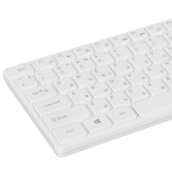 Клавиатура Genius SlimStar 126 Белый Для дома и офиса, Проводная photo 5