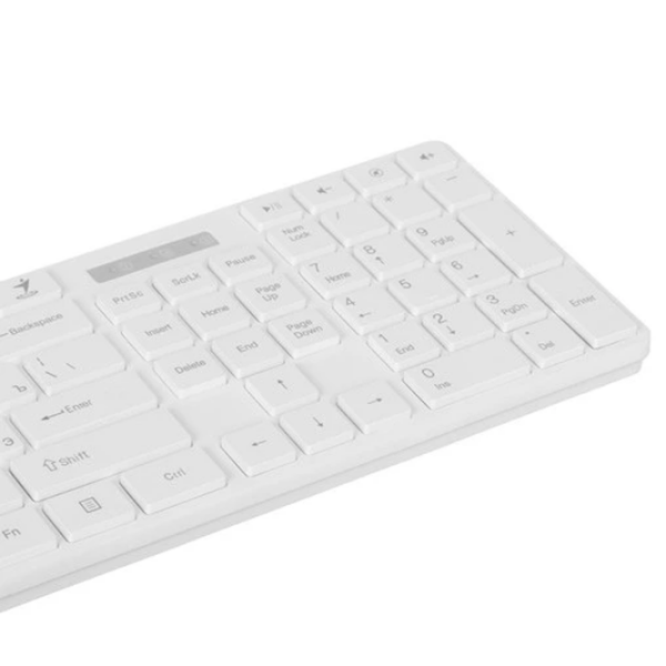 Клавиатура Genius SlimStar 126 Белый Для дома и офиса, Проводная photo 6