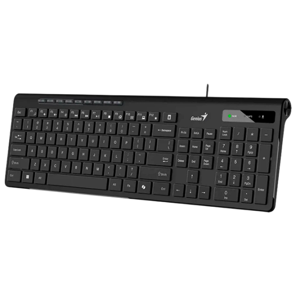 Клавиатура Genius SlimStar 230 II Черный Для дома и офиса, Проводная photo 2
