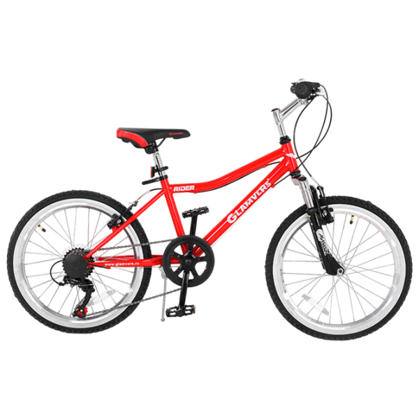 Bicicletă Glamvers Rider 20" Red  Aluminiu / Pentru copii photo 1