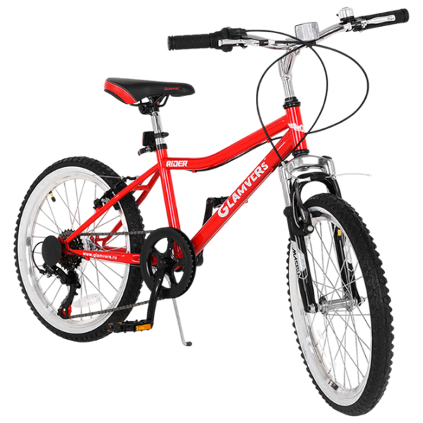 Bicicletă Glamvers Rider 20" Red  Aluminiu / Pentru copii photo 2