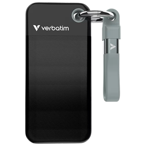 Внешние накопители SDD Verbatim Pocket 256 ГБ Черный  photo 1
