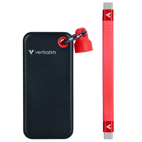 Внешние накопители SDD Verbatim Pocket 256 ГБ Черный  photo 2
