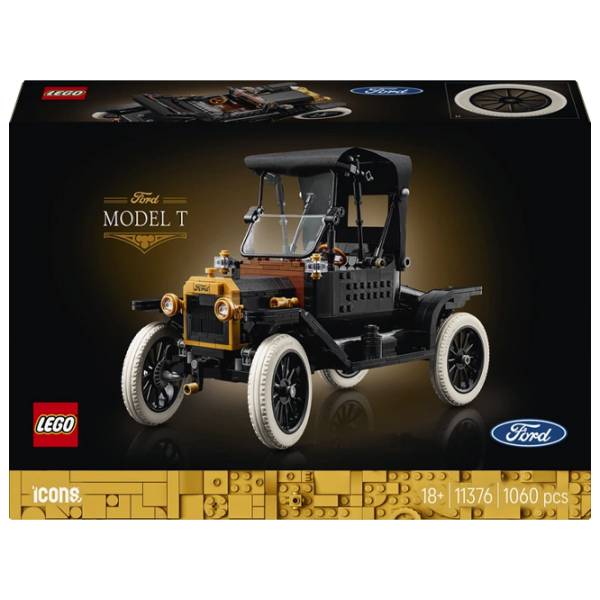Конструктор LEGO Ford Model T Черный Количество деталей 1060, 18+
