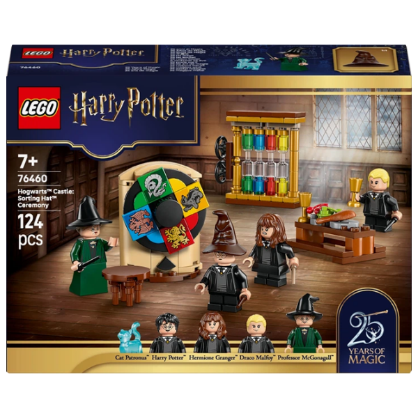 Constructor LEGO Hogwarts Castle: Sorting Hat Ceremony Brown Numărul de piese 124, 7+