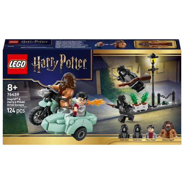 Конструктор LEGO Hagrid & Harry's Privet Drive Escape Разноцветный Количество деталей 124, 8+