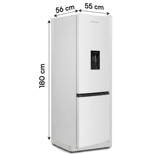 Frigider Heinner HC-HM260INVWDD White 189l / Automat, 71l / Manual, D photo 8