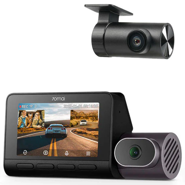 Cameră Auto 70mai T800-2 3Channel HDR 4K Dash Cam + Rear Cam RC24 HDR + 256GB Black / Black photo 7