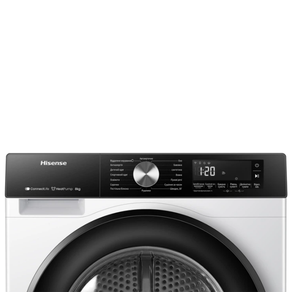 Сушильная машина Hisense DH3S802BW3 Белый 8 кг, C photo 3
