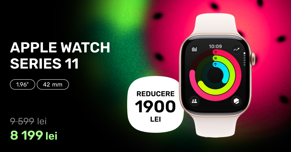 Ceas inteligent Apple Watch Series 11 Gray reducere 1 900 lei
