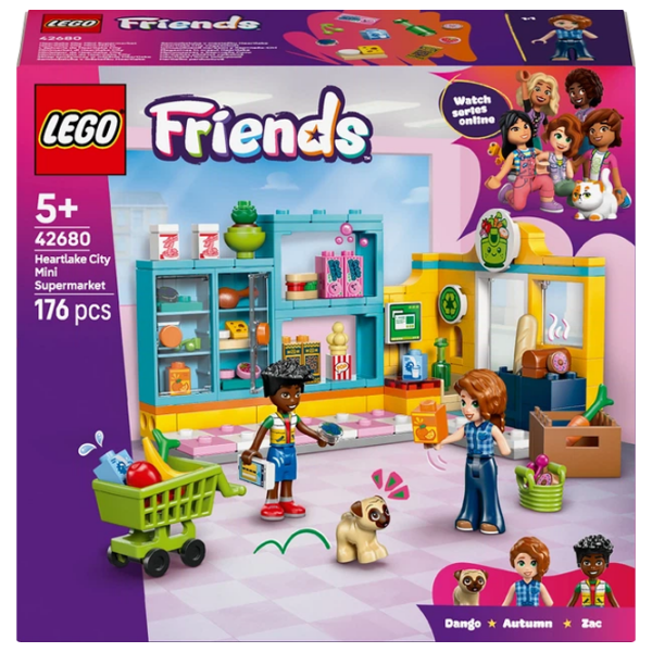 Constructor LEGO Heartlake City Mini Supermarket Violet Numărul de piese 176, 5+