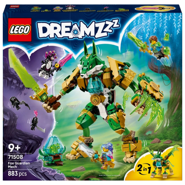 Constructor LEGO Fox Guardian Mech Green Numărul de piese 883, 9+