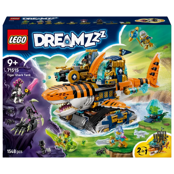 Конструктор LEGO Tiger Shark Tank Оранжевый Количество деталей 1548, 9+