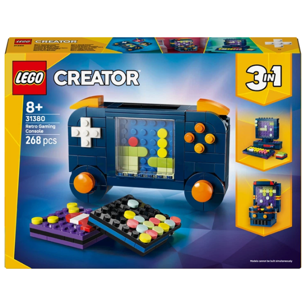 Constructor LEGO Retro Gaming Console Blue Numărul de piese 268, 8+
