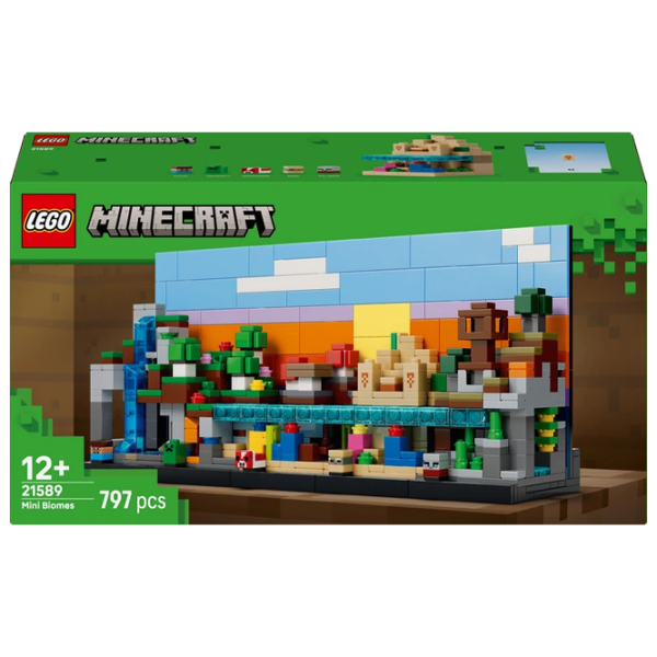 Конструктор LEGO Mini Biomes Разноцветный Количество деталей 797, 12+