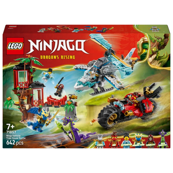 Конструктор LEGO Ninja Vehicle Tree House Battle Красный Количество деталей 642, 7+