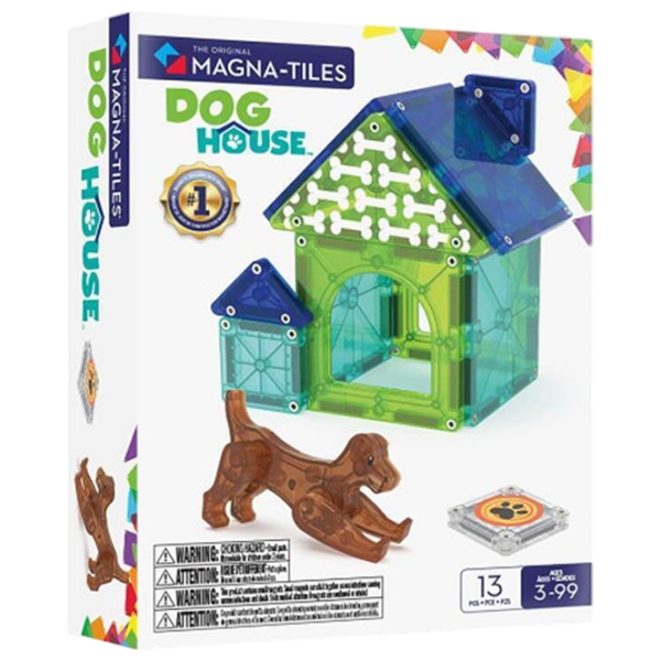 Constructor Magna-Tiles Dog House Green Numărul de piese 13, 3+