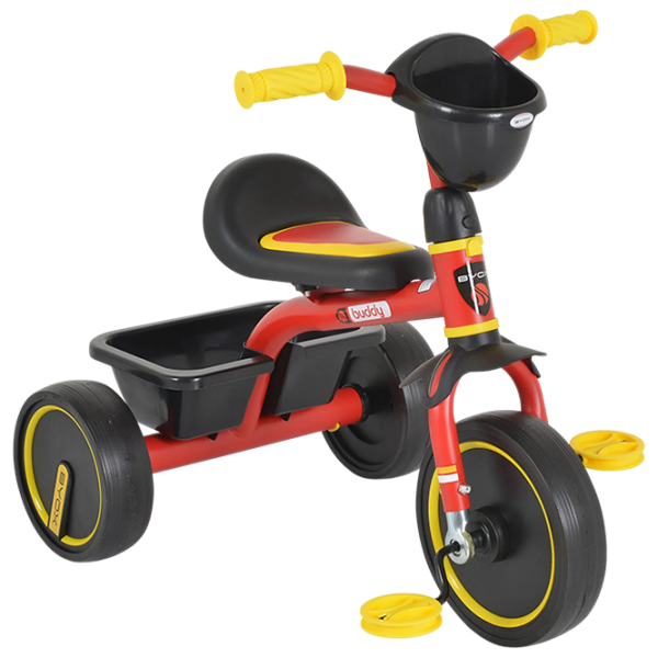 Triciclu Moni Buddy Red  Metal / Pentru copii photo 1