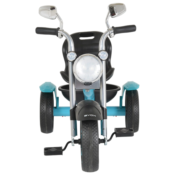 Triciclu Moni Retro Blue  Metal / Pentru copii photo 2