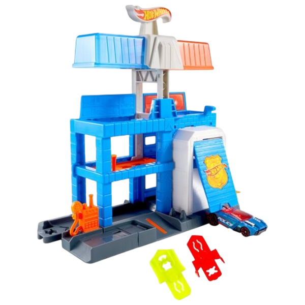 Авто-треки Mattel Downtown Police Tower JHL74
Разноцветный
Синий