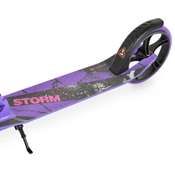 Детский двухколёсный самокат Moni Storm (MT.233447) Фиолетовый 8 лет, 100 кг, Полиуретановые photo 5