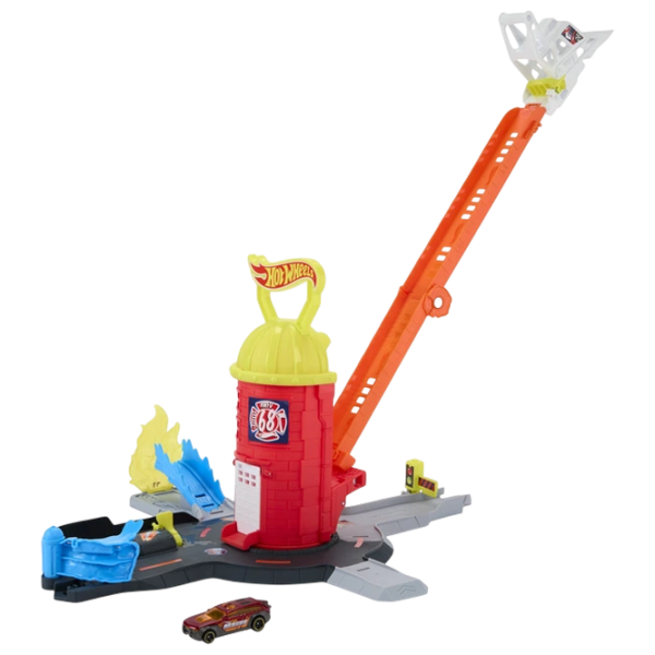 Авто-треки Mattel Super Fire Station Rescue JHL95
Разноцветный
Красный