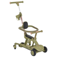 Детский трёхколёсный самокат Moni 6in1 Cornet (MT.233442) Зеленый 1 год, 50 кг, 