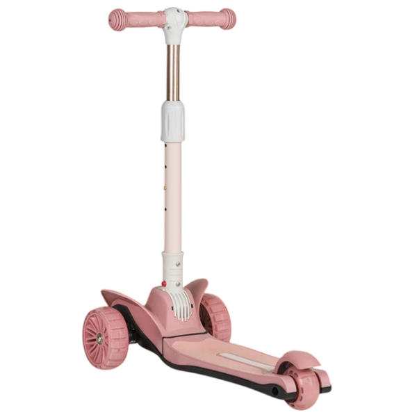 Детский трёхколёсный самокат Lionelo Timmy (LN.110457) Розовый 3 года, 50 кг, Полиуретановые photo 2