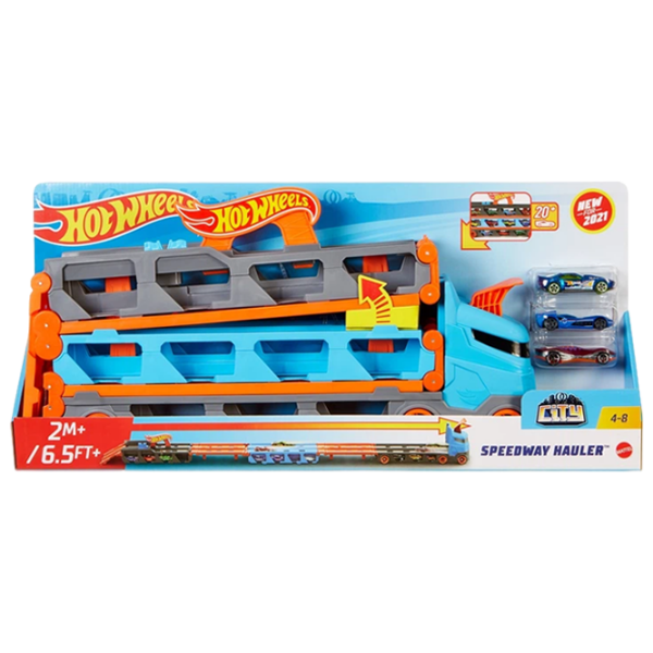 Грузовик Mattel Speedway Hauler FJN34
Разноцветный
Серый