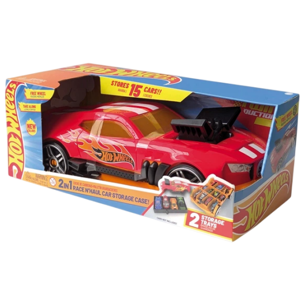 Mașină Mattel Race N'Haul Car HWCC15R
Black
Red