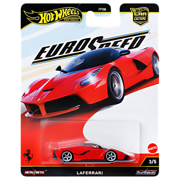 Машинка Mattel LaFerrari JBK55
Черный
Красный