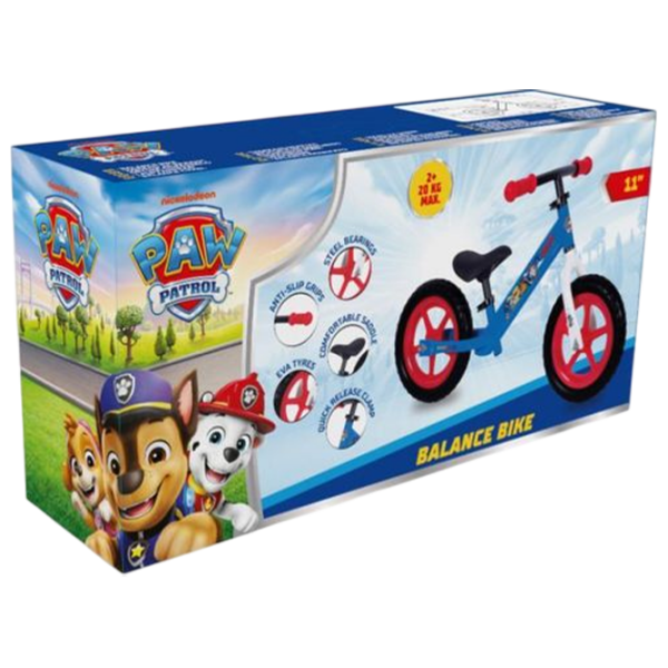 Bicicletă fără pedale Seven PAW PATROL BOYS 11" Blue Red  /  photo 5