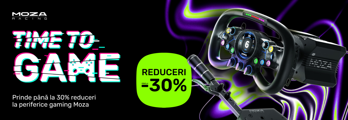 Prinde până la 30% reduceri la periferice gaming Moza