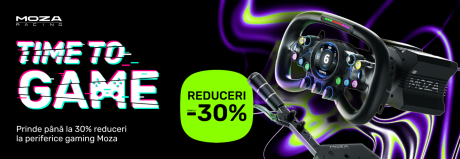 Prinde până la 30% reduceri la periferice gaming Moza