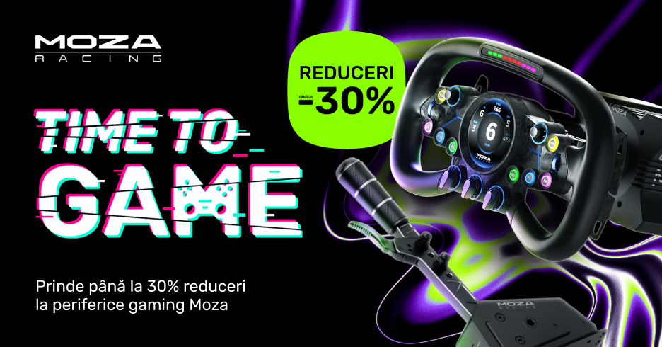 Prinde până la 30% reduceri la periferice gaming Moza