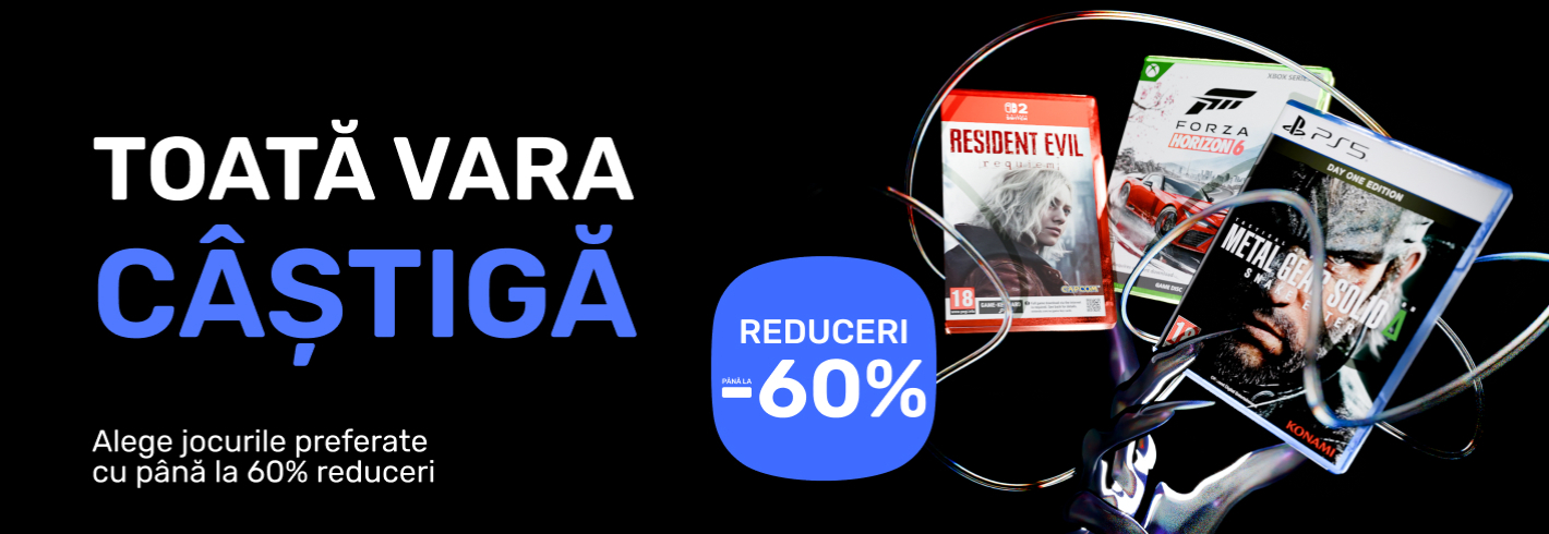 Toată vara ai toate jocurile cu până la 60% reduceri!
