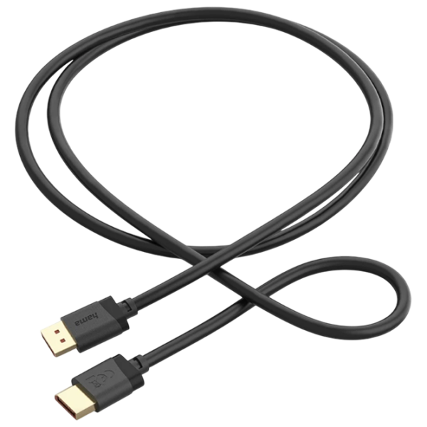 Cablu video Hama 202010 DP 2.1 DisplayPort / DisplayPort Black  photo 2
